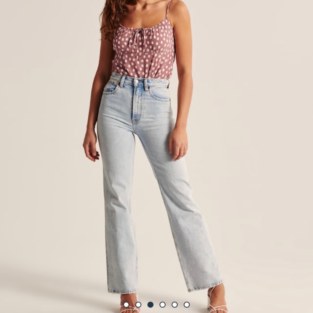 ABERCROMBIE & FITCH |  Cinched Tie-Front Cami Bodysuit